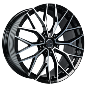 9x21/5x120 ET40 D72,6 GA8532 Gloss Black Machined Face (ZJH) FlowForming