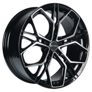 8,5x20/5x120 ET30 D66,1 FA8534 Gloss Black Machined Face (ZJH) FlowForming
